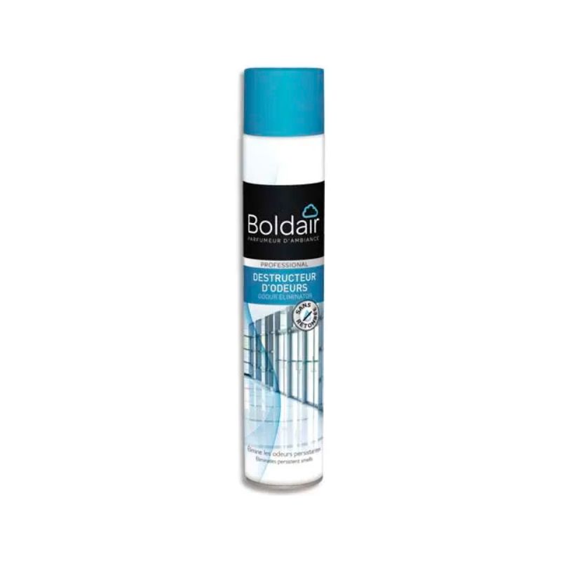 BOLDAIR Aérosol 500 ml destructeur d'odeurs Neutres pour une superficie de 20 m² Professional BOLDAIR Aérosol 500 ml destructeur d'odeurs Neutres pour une superficie de 20 m² Professional