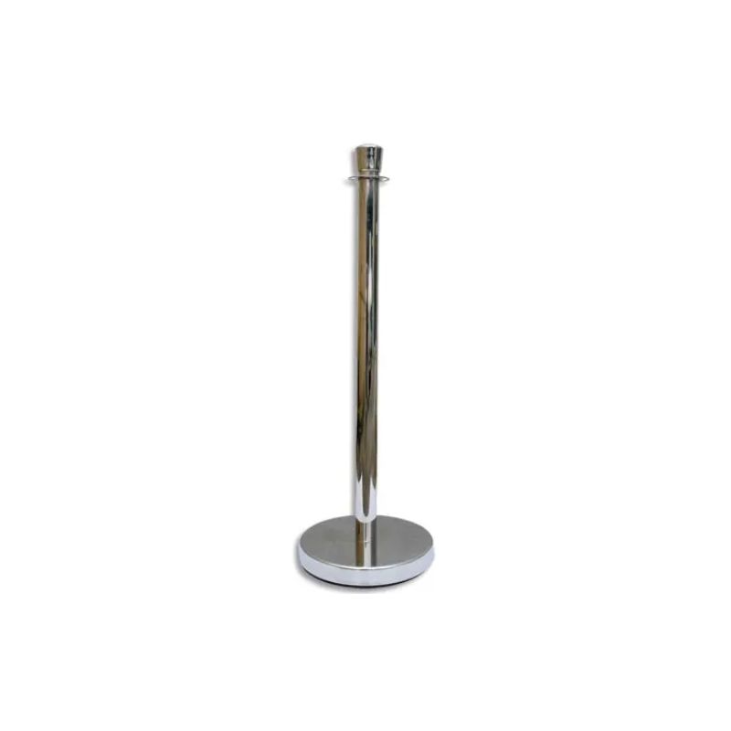 VISO Poteau guide fil à corde - Base 32, hauteur 98 et diamètre du tube 5 cm coloris chromé VISO Poteau guide fil à corde - Base 32, hauteur 98 et diamètre du tube 5 cm coloris chromé