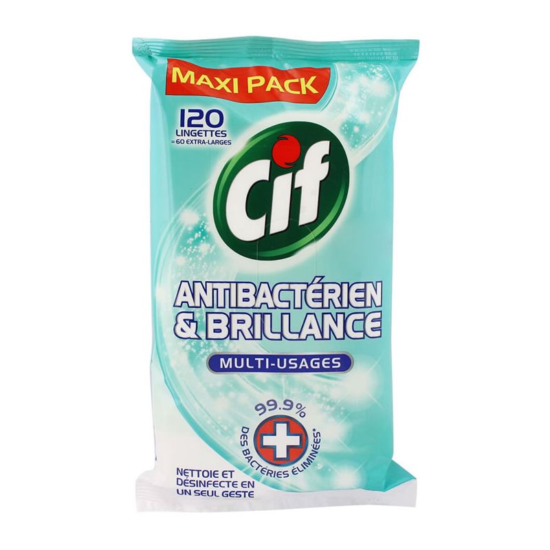 CIF : lingettes multi-usages désinfectantes
