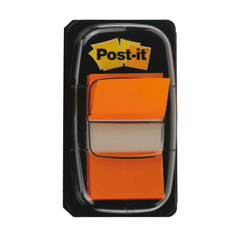 POST-IT Set de 50 marque-pages souples, coloris Orange POST-IT Set de 50 marque-pages souples, coloris Orange