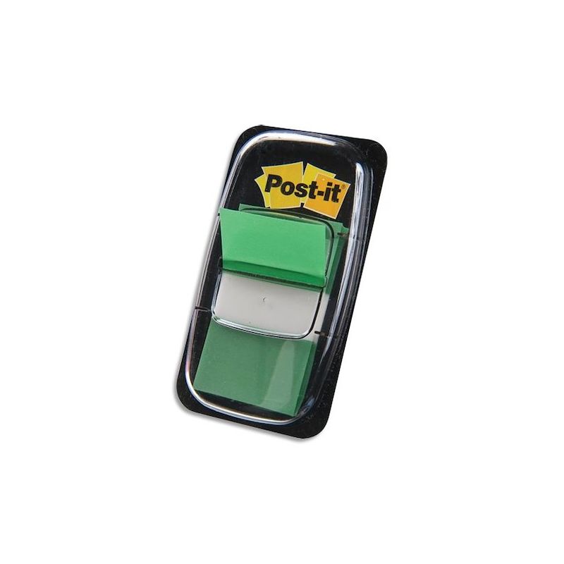 POST-IT Set de 50 marque-pages souples, coloris Vert POST-IT Set de 50 marque-pages souples, coloris Vert