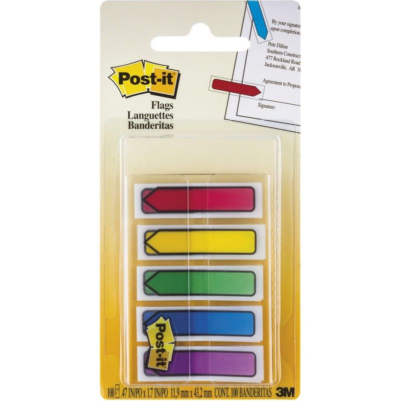 POST-IT Dévidoir 5x20 marque-pages flèches POST-IT Dévidoir 5x20 marque-pages flèches