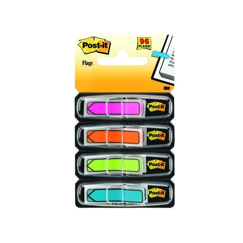 POST-IT Marque-pages flèches (4x24) couleurs vives POST-IT Marque-pages flèches (4x24) couleurs vives