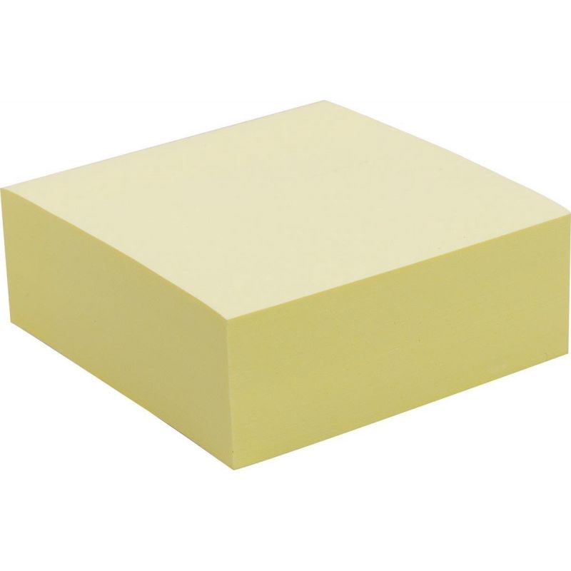 PERGAMY Bloc cube de 320 feuilles repositionnables dimensions 7,6x7,6cm. Coloris jaune PERGAMY Bloc cube de 320 feuilles repositionnables dimensions 7,6x7,6cm. Coloris jaune