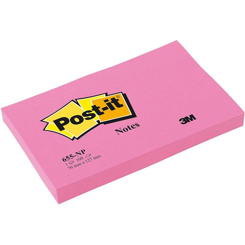 POST-IT® Notes Super Sticky Rose Flamingo 76 x 127 mm. Lot de 6 blocs de 90 feuilles POST-IT® Notes Super Sticky Rose Flamingo 76 x 127 mm. Lot de 6 blocs de 90 feuilles
