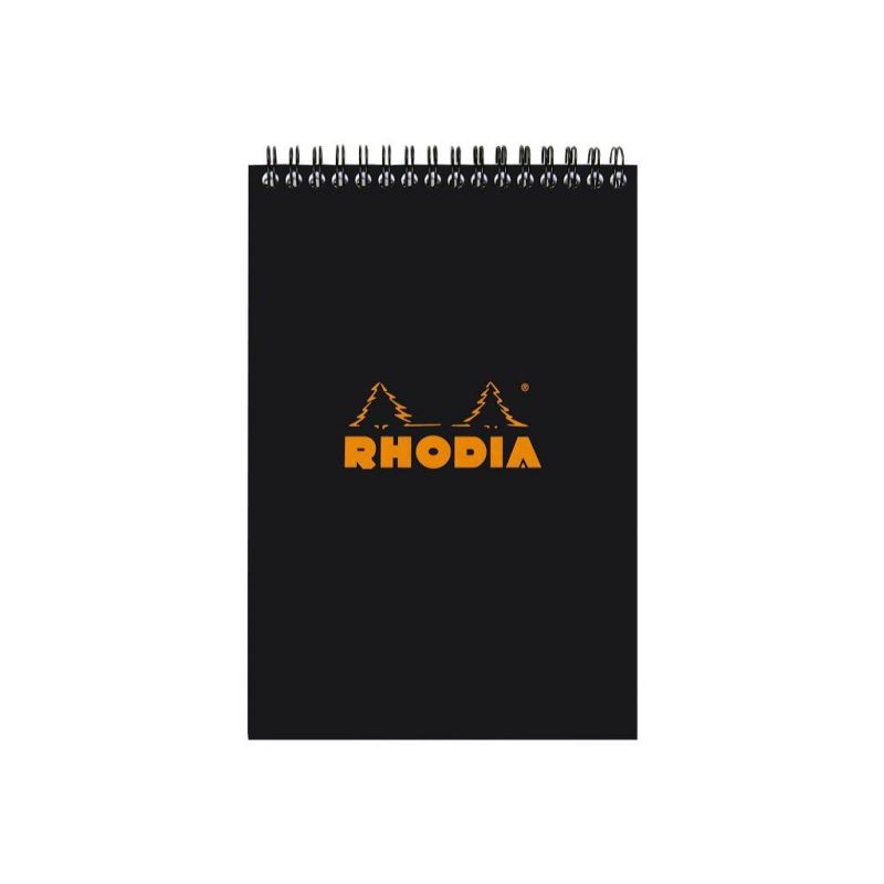 RHODIA Bloc couverture Noire n°16 format 14.8x21cm réglure 5x5 RHODIA Bloc couverture Noire n°16 format 14.8x21cm réglure 5x5