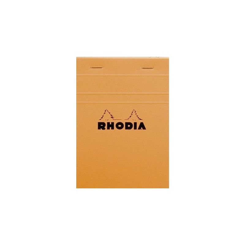 RHODIA Bloc de direction couverture Orange 80 feuilles (160 pages) format A6 réglure 5x5 RHODIA Bloc de direction couverture Orange 80 feuilles (160 pages) format A6 réglure 5x5