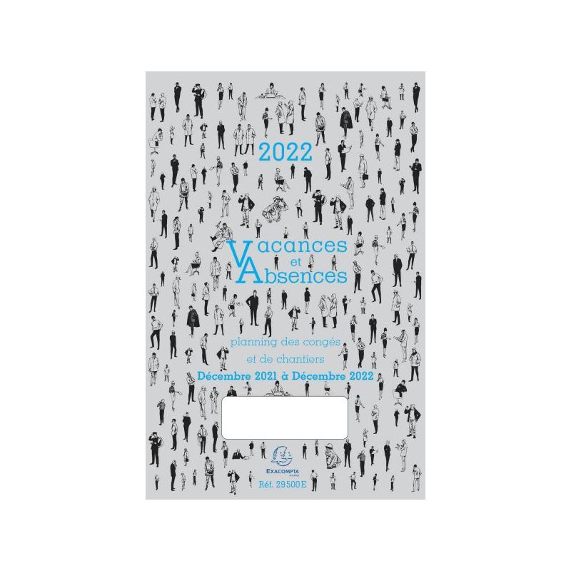 EXACOMPTA Planning dépliant Congés et Absences Décembre à Décembre - format : 20 x 29,7 cm EXACOMPTA Planning dépliant Congés et Absences Décembre à Décembre - format : 20 x 29,7 cm