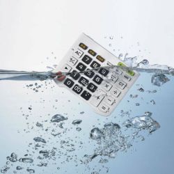 CASIO Calculatrice maxi bureau étanche eau et poussiere 12 chiffres