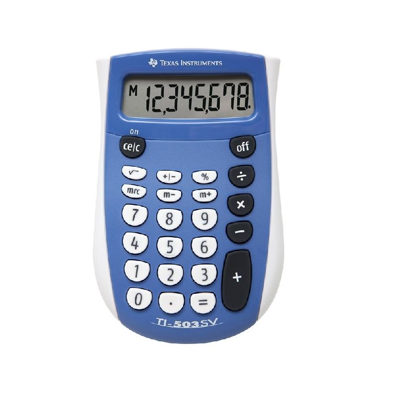 TEXAS INSTRUMENTS Calculatrice de poche TI-503 SV - 503SV/FBL/11E1 TEXAS INSTRUMENTS Calculatrice de poche TI-503 SV - 503SV/FBL/11E1