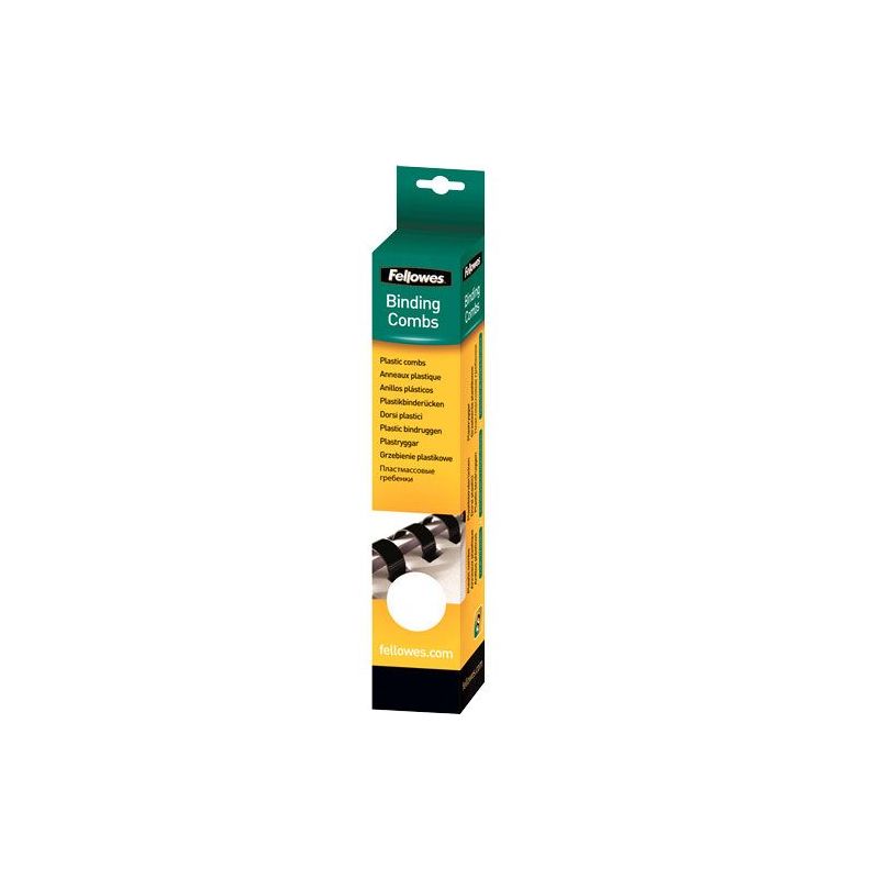 FELLOWES Boîtes de 25 reliures plastique 14mm Blanc FELLOWES Boîtes de 25 reliures plastique 14mm Blanc