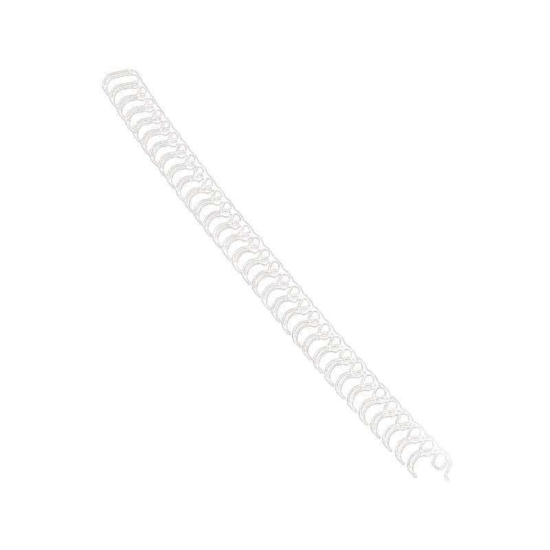 FELLOWES Boîte de 100 peignes anneaux métal 34 boucles 6.4 mm Blanc FELLOWES Boîte de 100 peignes anneaux métal 34 boucles 6.4 mm Blanc