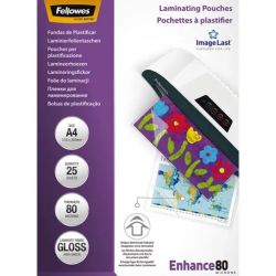 FEL B/25 POCHETTES DE PLAS A4 80micr 53962