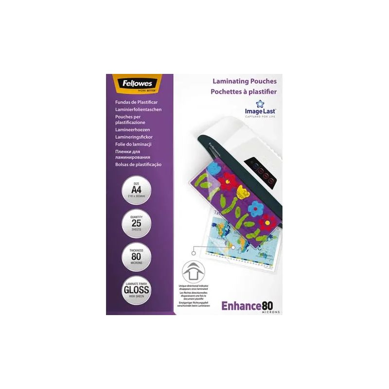 FEL B/25 POCHETTES DE PLAS A4 80micr 53962 FEL B/25 POCHETTES DE PLAS A4 80micr 53962