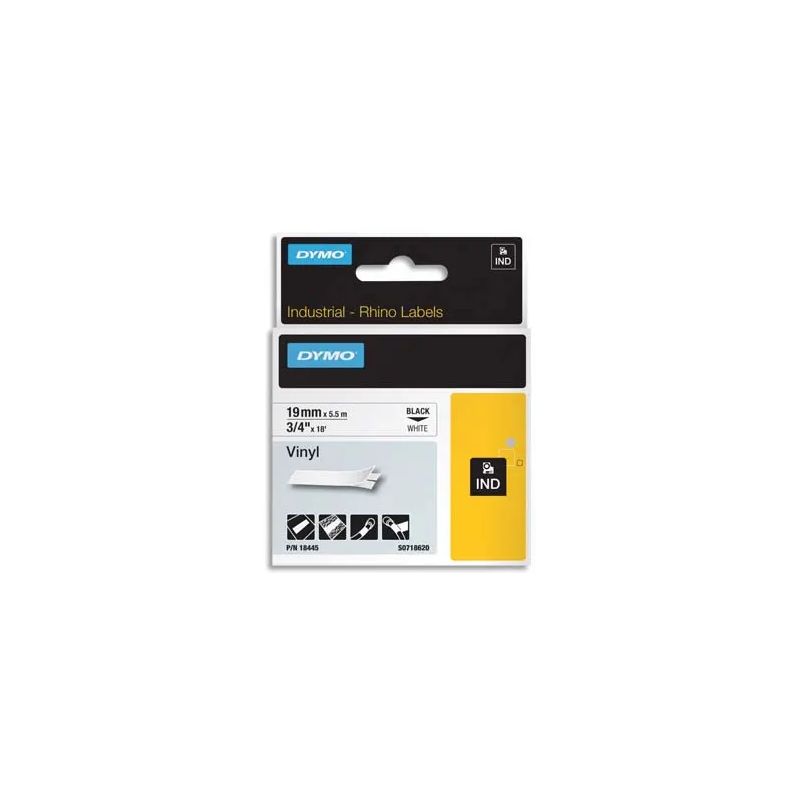 DYM RUB RHINO 19MM VINYL NR/BLC 18445 DYM RUB RHINO 19MM VINYL NR/BLC 18445