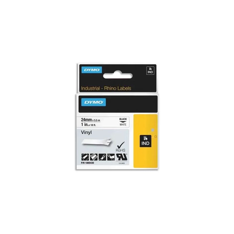DYM RUB RHINO 24MM VINYL NR/BLC 1805430 DYM RUB RHINO 24MM VINYL NR/BLC 1805430