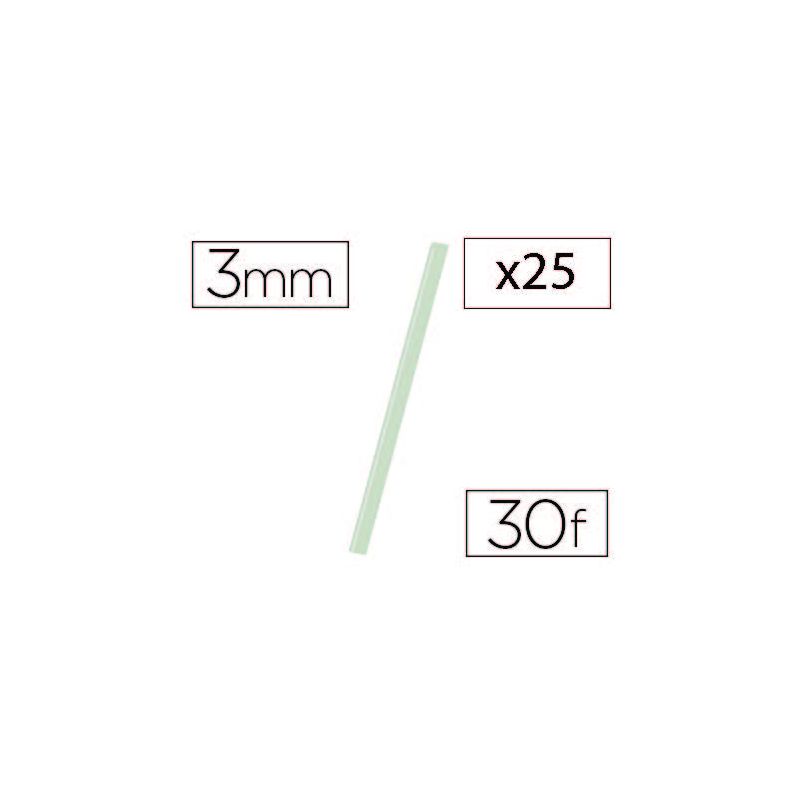 EXACOMPTA Boîte de 25 baguettes à relier manuelle SERODO 3mm incolore EXACOMPTA Boîte de 25 baguettes à relier manuelle SERODO 3mm incolore