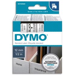 DYM RUBN DYMO D1 12MMX7M N/TRS 45010
