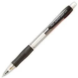 PILOT Porte-mine 0,5 mm rechargeable corps plastique avec grip caoutchouc Noir SUPERGRIP H185