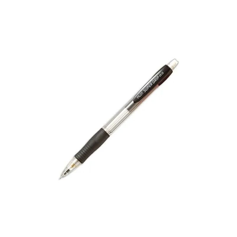 PILOT Porte-mine 0,5 mm rechargeable corps plastique avec grip caoutchouc Noir SUPERGRIP H185 PILOT Porte-mine 0,5 mm rechargeable corps plastique avec grip caoutchouc Noir SUPERGRIP H185