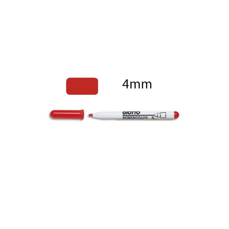 GIOTTO Feutre effaçable à sec pointe ogive moyenne Encre rouge GIOTTO Feutre effaçable à sec pointe ogive moyenne Encre rouge