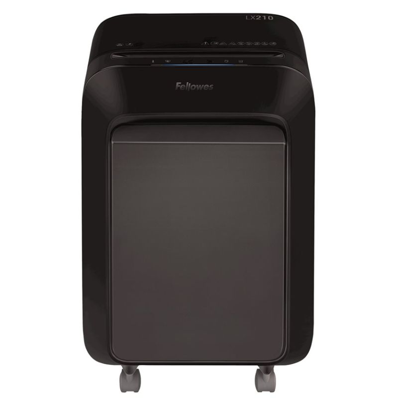 FELLOWES Destructeur LX210 coupe croisée 15 feuilles, P-4, 23L 5502501 FELLOWES Destructeur LX210 coupe croisée 15 feuilles, P-4, 23L 5502501