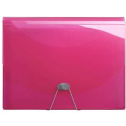 EXACOMPTA Trieur valisette 13 positions IDERAMA PP 7/10e Bleu clair, Vert anis, Rose, Violet, Bleu foncé