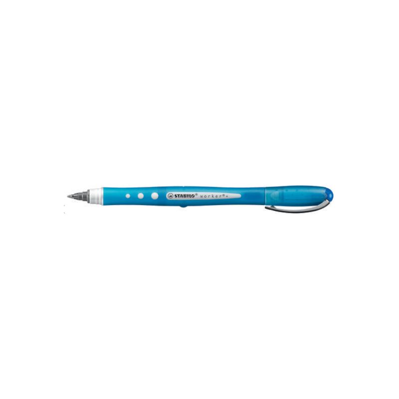 STABILO Roller Worker Colorful Bleu encre liquide Pointe moyenne STABILO Roller Worker Colorful Bleu encre liquide Pointe moyenne