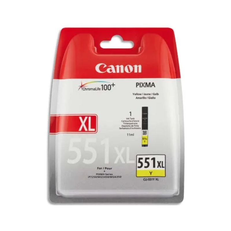CNO CART JE JAUNE 551XL 6446B001 CNO CART JE JAUNE 551XL 6446B001