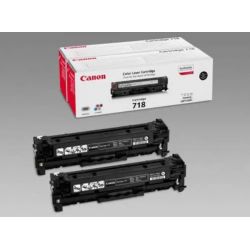CNO PACK 2 CART TONER NOIR 718BK 2662B00