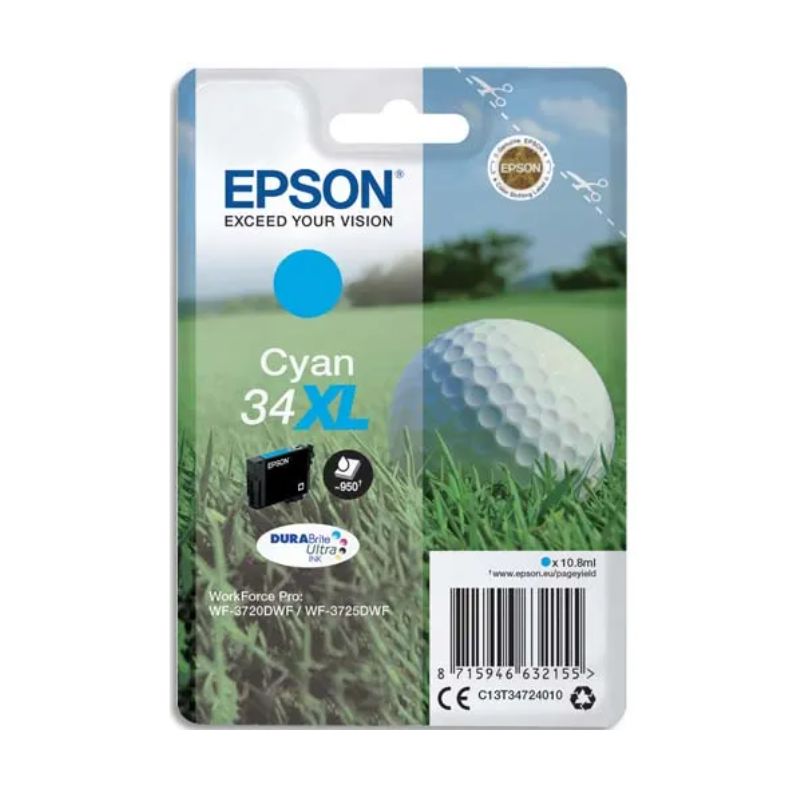 EPS CART J ENCRE CYAN (XL) C13T34724010 EPS CART J ENCRE CYAN (XL) C13T34724010