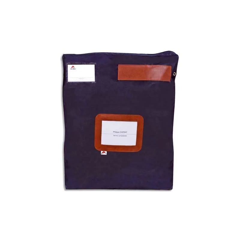 ALBA Pochette navette Bleue grand modèle en PVC à soufflets dimensions : 40x50x5cm ALBA Pochette navette Bleue grand modèle en PVC à soufflets dimensions : 40x50x5cm