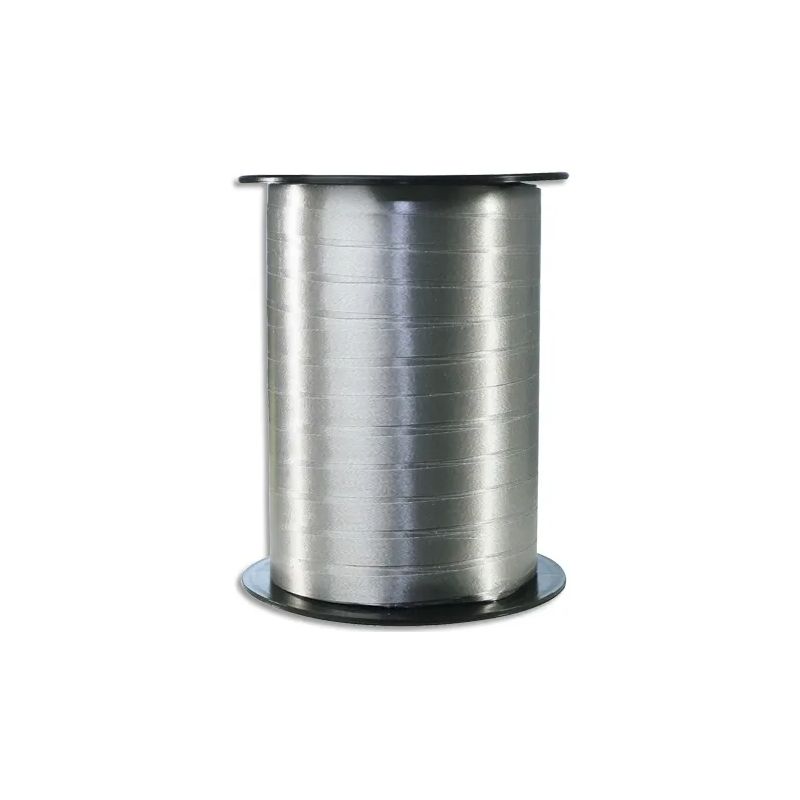 CLAIREFONTAINE Bobine bolduc de comptoir 500mx7mm lisse coloris Argent CLAIREFONTAINE Bobine bolduc de comptoir 500mx7mm lisse coloris Argent