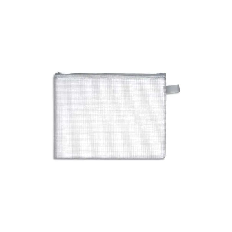 WONDAY Pochette zippée en PVC renforcé semi-transparente pour le courrier, format 25x19cm épaisseur 0,5cm WONDAY Pochette zippée en PVC renforcé semi-transparente pour le courrier, format 25x19cm épaisseur 0,5cm