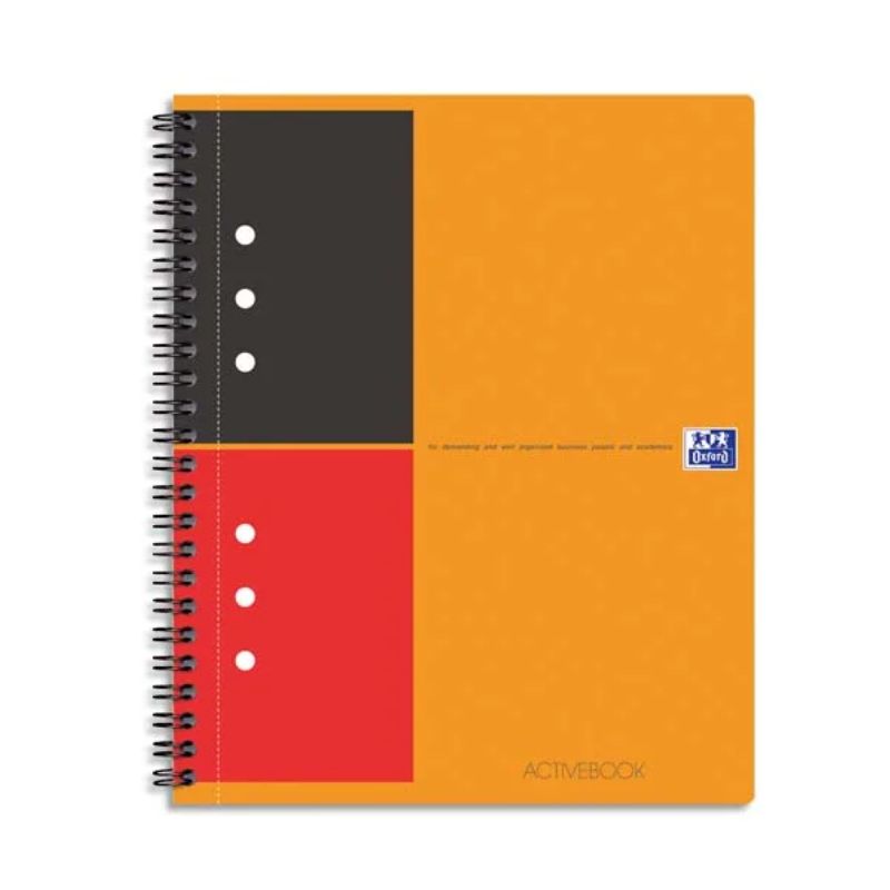 OXFORD Cahier ACTIVEBOOK spirales 160 pages OXFORD Cahier ACTIVEBOOK spirales 160 pages