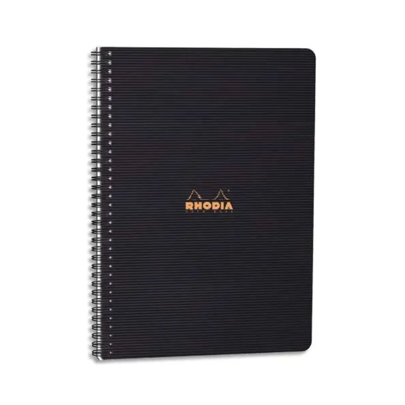 RHODIA Cahier MEETINGBOOK spirale couverture Noire RHODIA Cahier MEETINGBOOK spirale couverture Noire