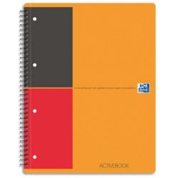 OXFORD Cahier ACTIVEBOOK spirales 160 pages 21x31,8cm