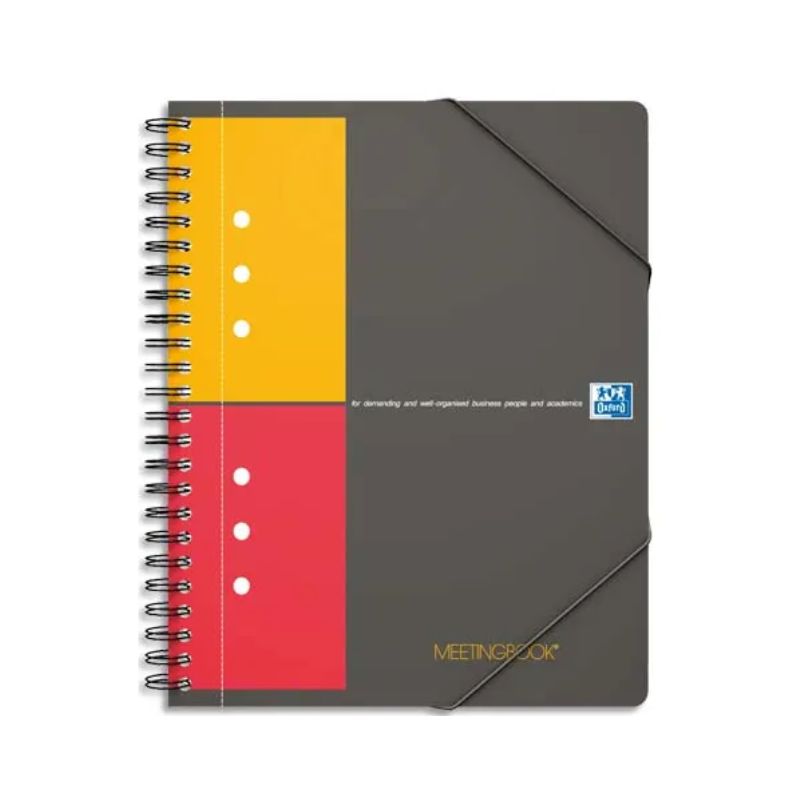 OXFORD Cahier MEETINGBOOK spirales 160 pages 17x21cm OXFORD Cahier MEETINGBOOK spirales 160 pages 17x21cm