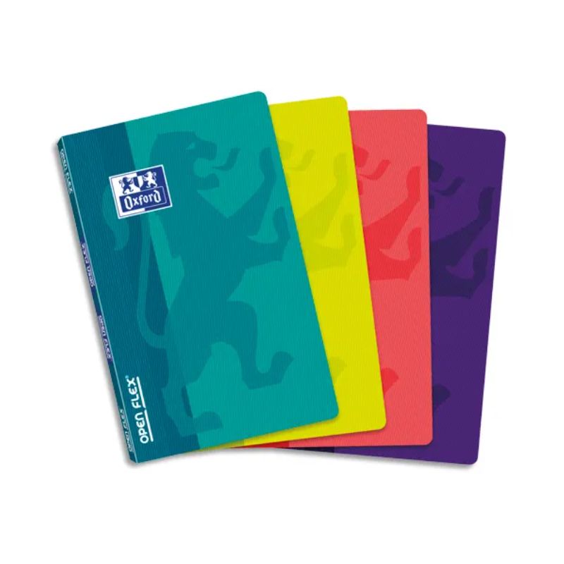 OXFORD Carnet OPEN FLEX piqûre 96 pages 9x14cm petits carreaux OXFORD Carnet OPEN FLEX piqûre 96 pages 9x14cm petits carreaux
