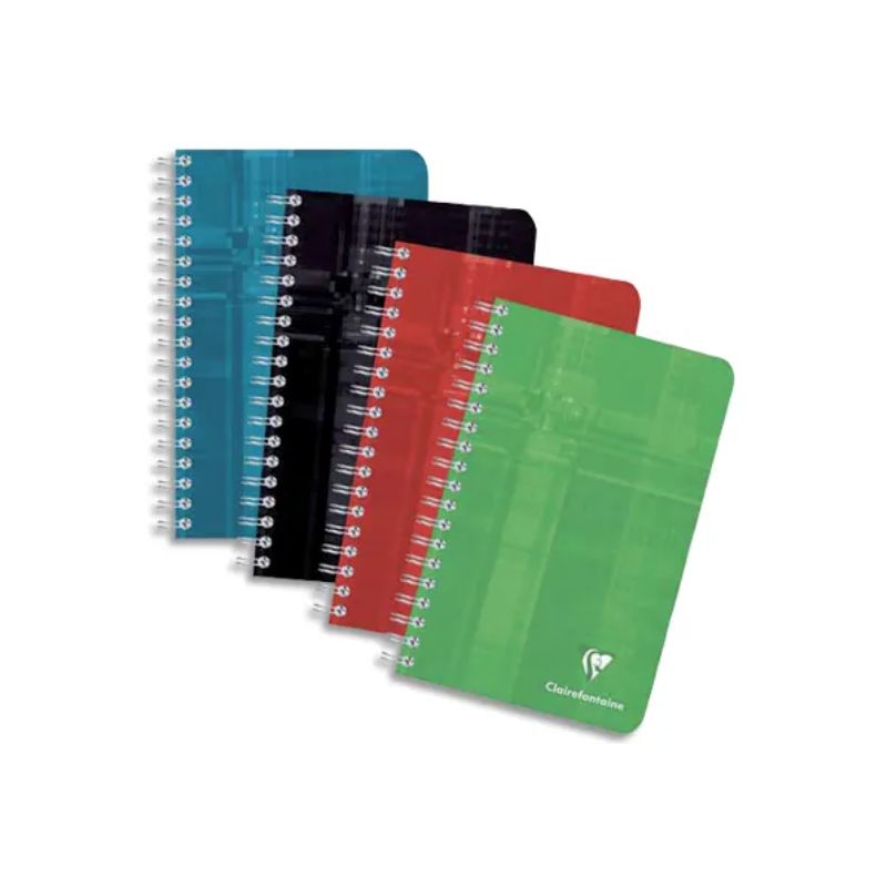 CLAIREFONTAINE Carnet spiralé 100 pages 11x17cm CLAIREFONTAINE Carnet spiralé 100 pages 11x17cm