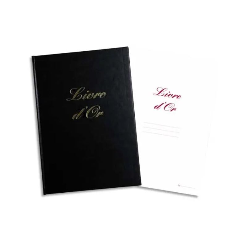 ELVE Livre d'Or format 21x29,7cm Noir 148 pages ELVE Livre d'Or format 21x29,7cm Noir 148 pages