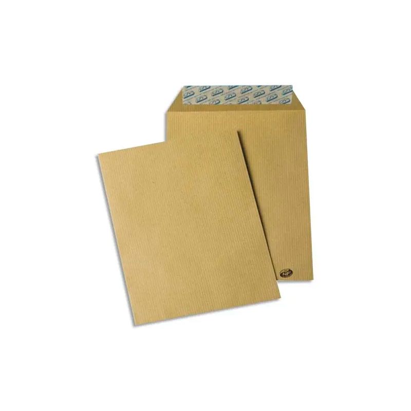 GPV Paquet de 50 pochettes kraft brun auto-adhésives 85g format C5 162 x 229 mm GPV Paquet de 50 pochettes kraft brun auto-adhésives 85g format C5 162 x 229 mm