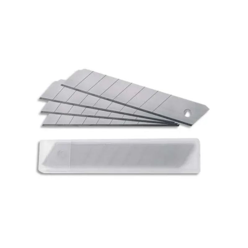 OLFA Etui de 10 lames 18mm pour cutter Lames secables.