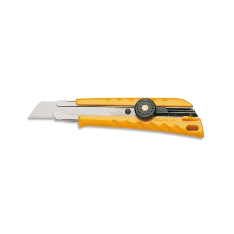 OLFA Cutter multi-usage L1 corps ABS 100% recyclé, lame 18mm, blocage par molette OLFA Cutter multi-usage L1 corps ABS 100% recyclé, lame 18mm, blocage par molette