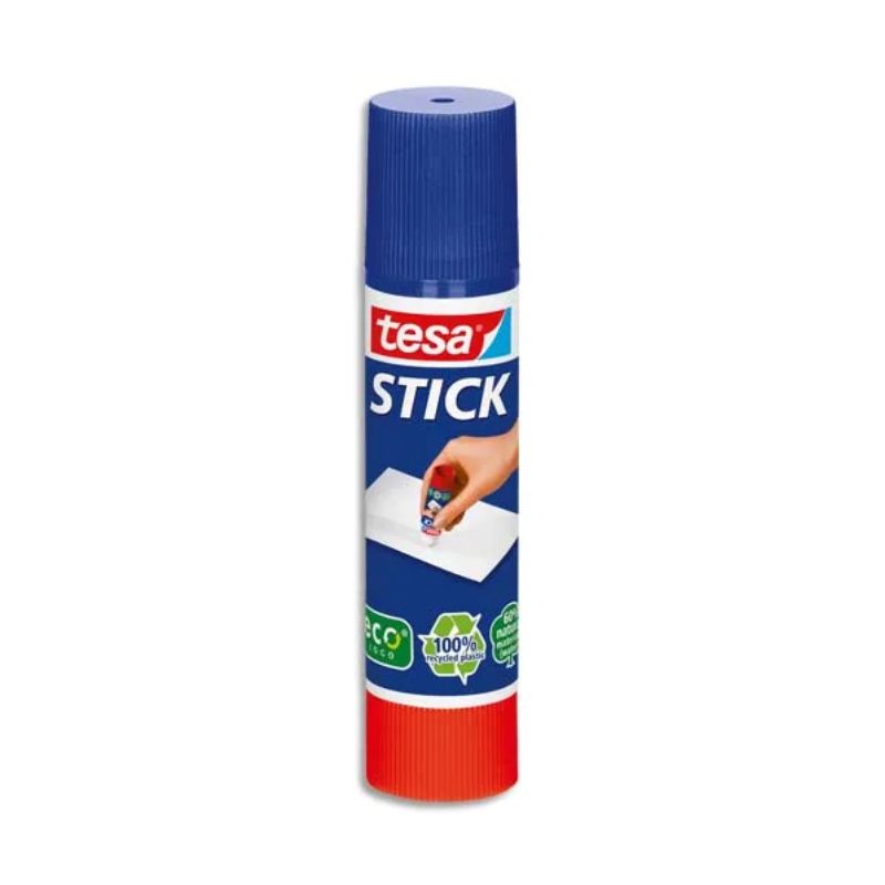 TESA easy stick ecologo bâton de colle forme ronde recyclé 10G TESA easy stick ecologo bâton de colle forme ronde recyclé 10G