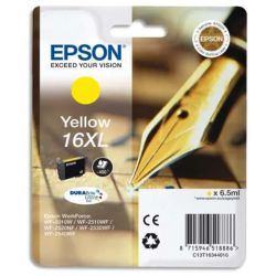 EPSON Cartouche Jet d'Encre DURABrite Ultra Jaune XL ''Stylo à plume'' 16 - C13T16344012