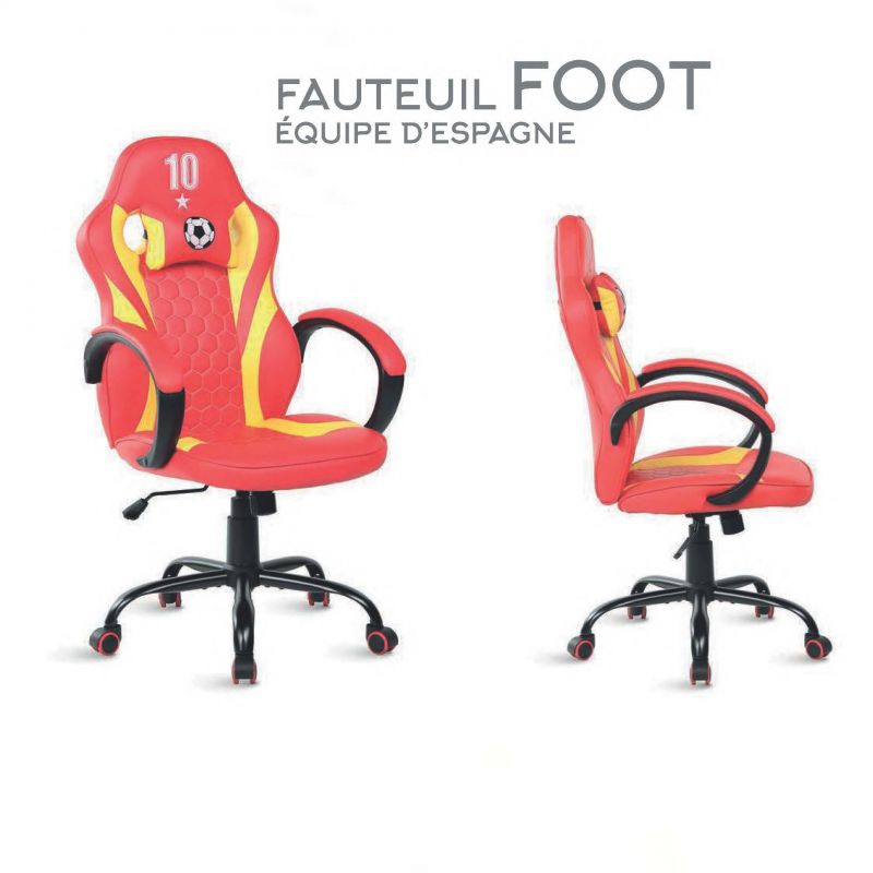 FAUTEUIL FOOT EQUIPE ESPAGNE 2022 FAUTEUIL FOOT EQUIPE ESPAGNE 2022