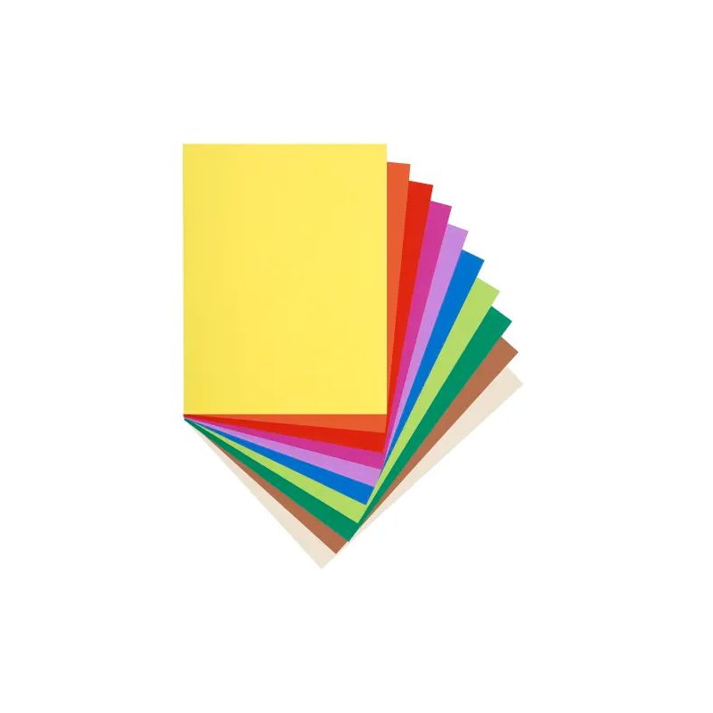 EXACOMPTA Paquet de 10 chemises FLASH 220 gr coloris assortis vifs, 100% recyclé EXACOMPTA Paquet de 10 chemises FLASH 220 gr coloris assortis vifs, 100% recyclé