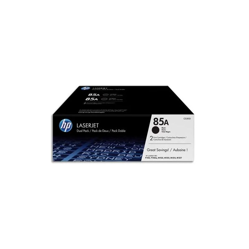 HWP DOUBLE PACK LASER NOIR CE285AD