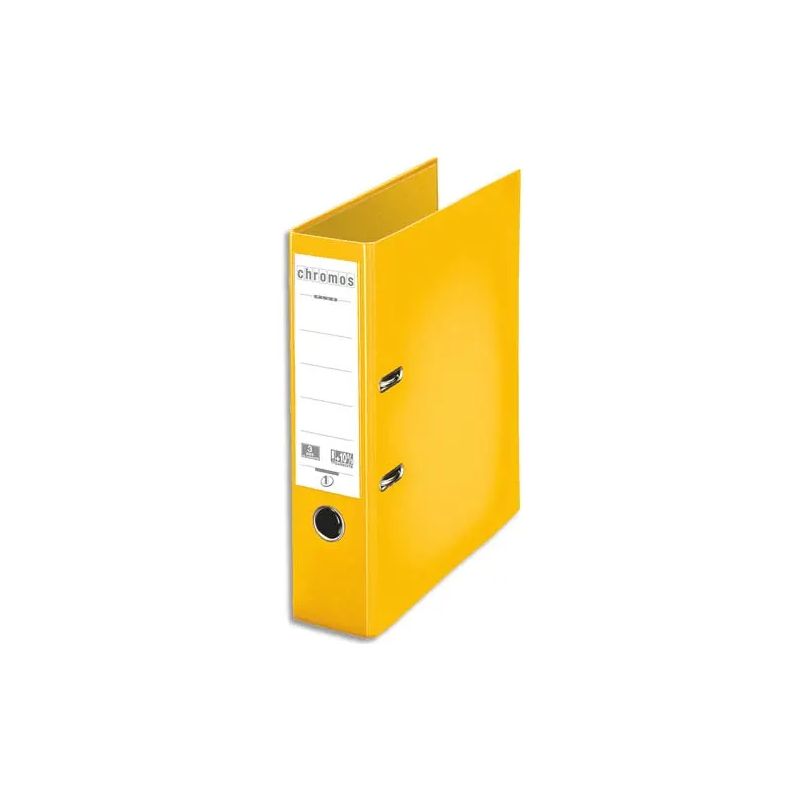 ESSELTE Classeur à levier Chromos Plus, A4, 8 cm, PP, jaune ESSELTE Classeur à levier Chromos Plus, A4, 8 cm, PP, jaune